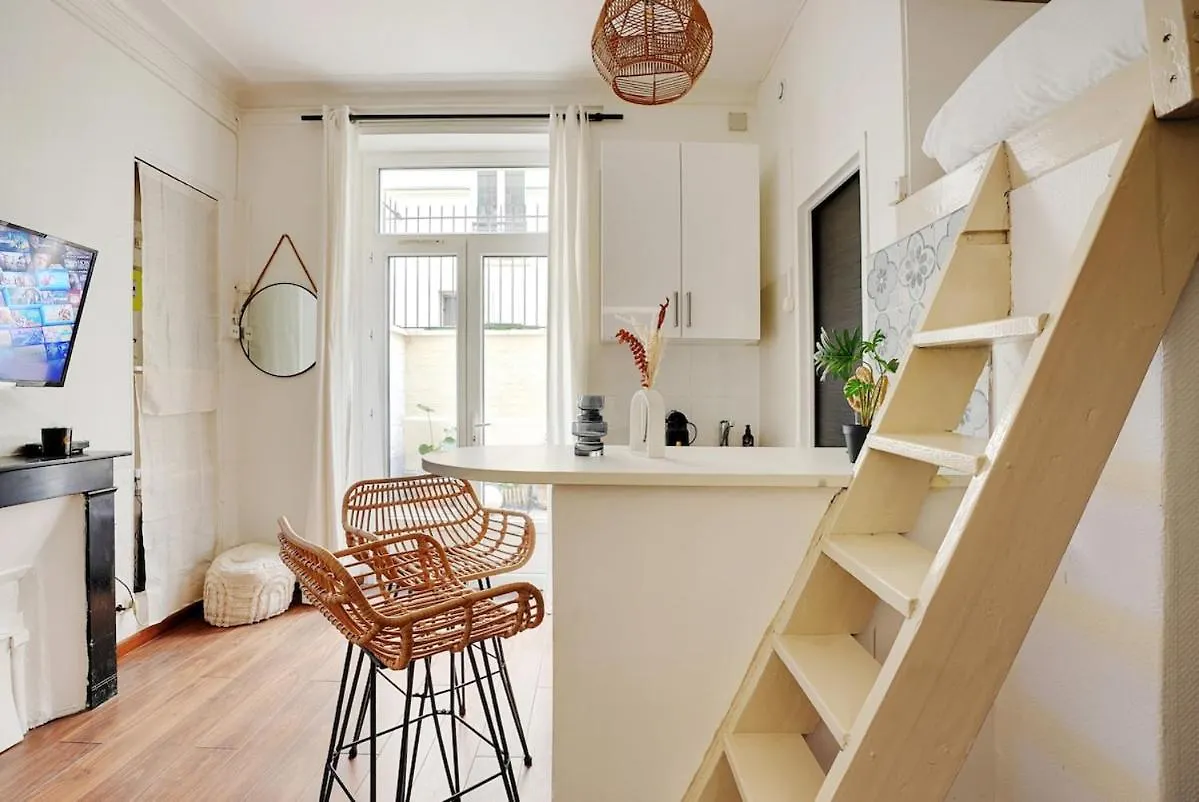 Charming Flat With Terrace In Batignolles - Paris Apartment 0*,  France